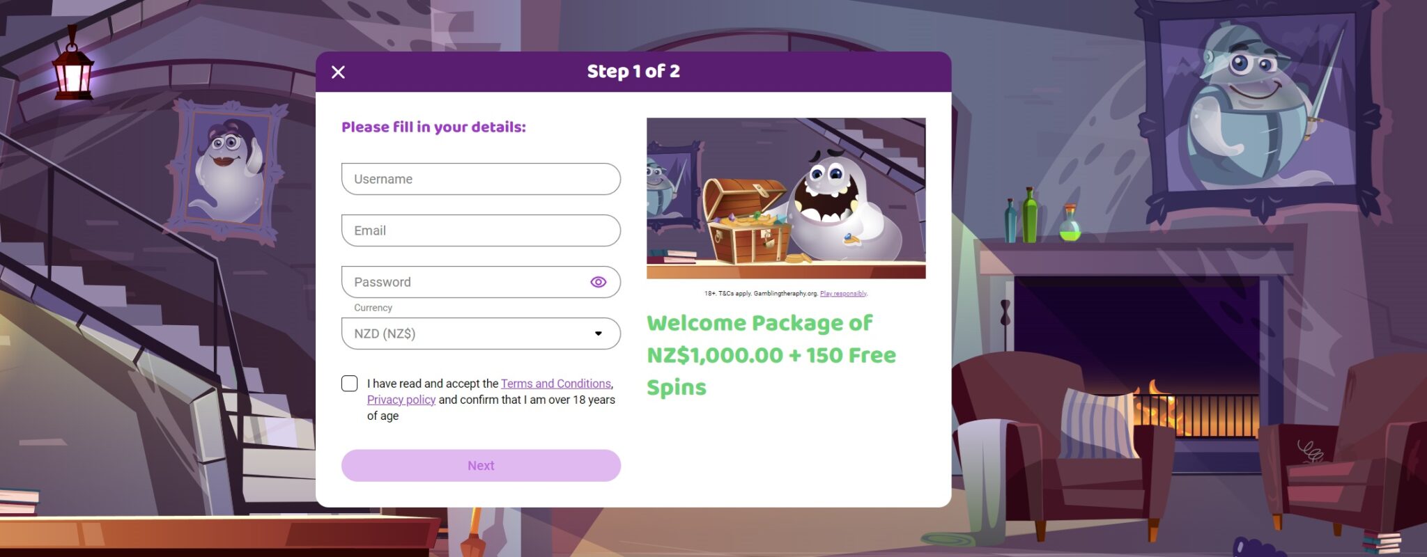 boo casino games